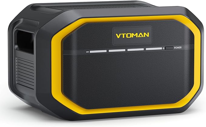 VTOMAN FlashSpeed 1500 Extra Battery 1548Wh Capacity LiFePO4 Battery with BMS Protection for Camping Home Backup Suitable for VTOMAN FlashSpeed 600/1000/1500 Portable Power Station Expand Capacity