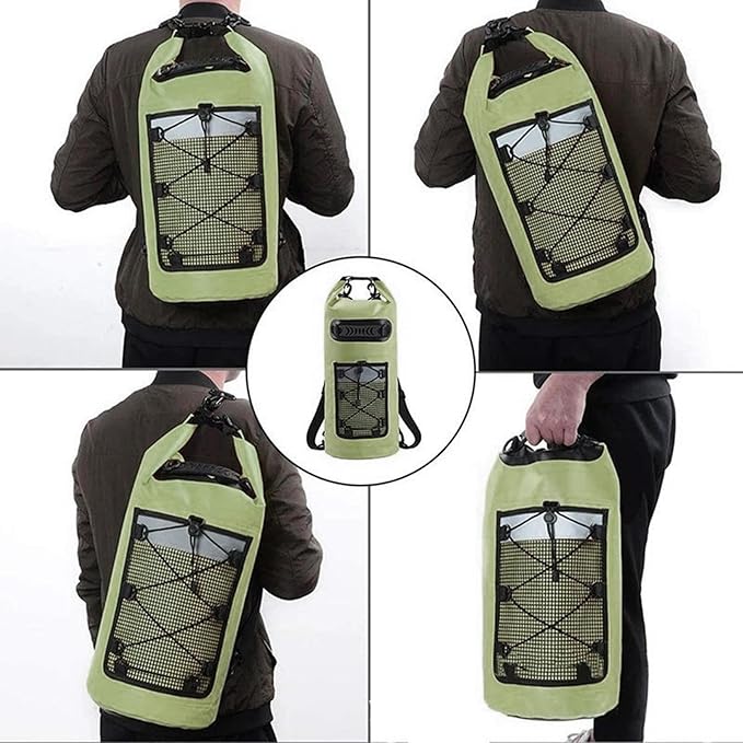Dry Bag Green Accessories Backpack for Rafting Camping Boating Hiking Travel