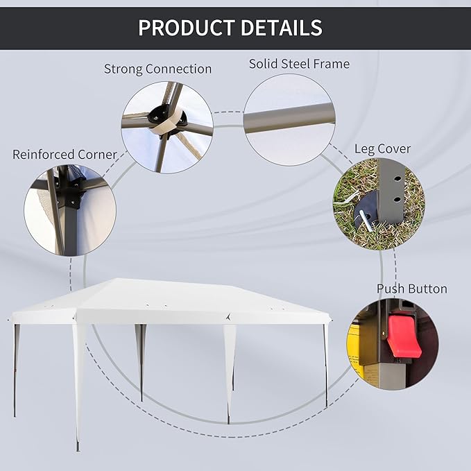 Extra-Large Pop-Up Canopy Tent for Outdoor Events