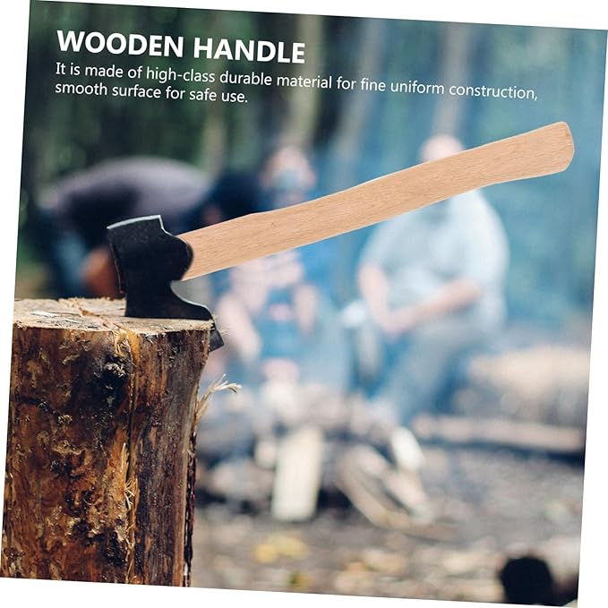 Abaodam Wooden Axe Handle Replacement Hatchet Handle for Carpenter Axe Comfortable Install