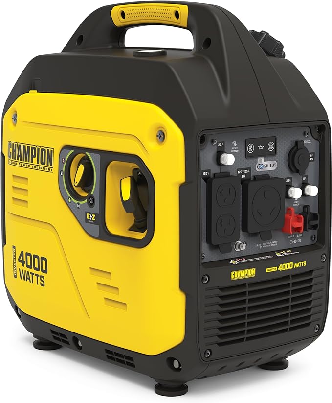Champion Power Equipment 4000-Watt RV Ready Portable Inverter Generator with Quiet Technology and 3 Year Warranty