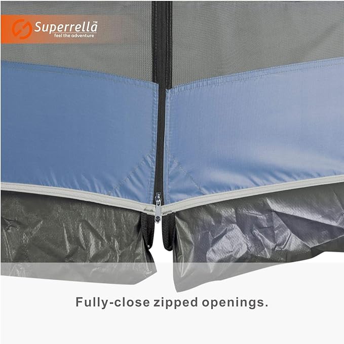 Screen House 13x9 Ft Canopy Tent Sun Shade Shelter Perfect for Outdoor Activities Blue