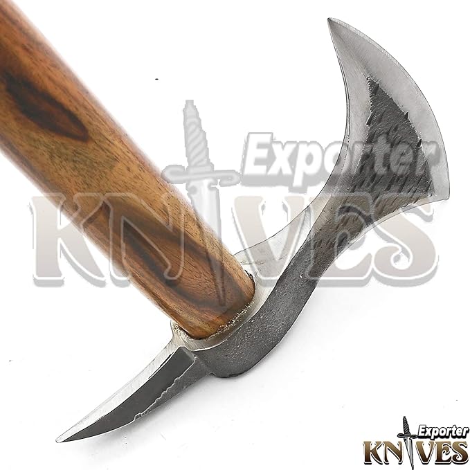 Custom Hand Hammer Forged 1095 Steel Axe/Hatchet 20 Inch Wooden Handle S510