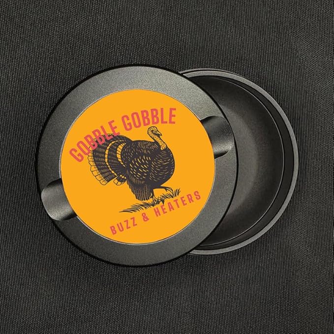 Buzz &amp Heaters Metal Container for Zyn Turkey Hunting Accessories Gobble Gobble