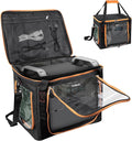 Travel Carrying Case for Anker SOLIX C1000Water-Resistant Protective Power Station Bag for Anker SOLIX C800 &amp C800 Plus with Waterproof Bottom and Front Pockets