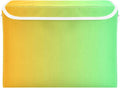 Yellow Green Gradient Storage Containers with Lids Foldable Box Organizer Storage Bins with Handles for Home Studyroom