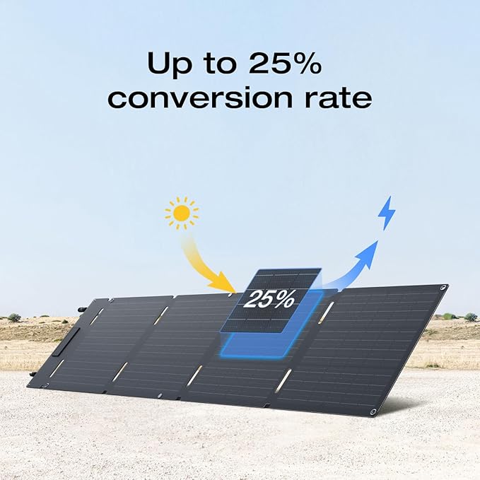 EF ECOFLOW Solar Generator RIVER 3 with 60W Solar Panel 245Wh Portable Power Station LFP Battery 300W Up to 600W AC Output &lt20 MS UPS 1Hr Fast Charging Power Station for Outdoor/RVs