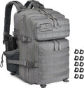 45L Tactical Backpack for Men Women Military Assault Pack with MOLLE Large 3 Day Bug Out Bag for Hiking Camping