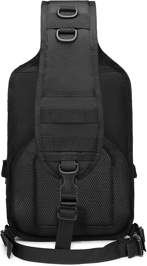 ATBP Tactical Crossbody Backpack Large Sling Pack With Holster Shoulder Bag For Men Outdoors Hiking Camping Gym