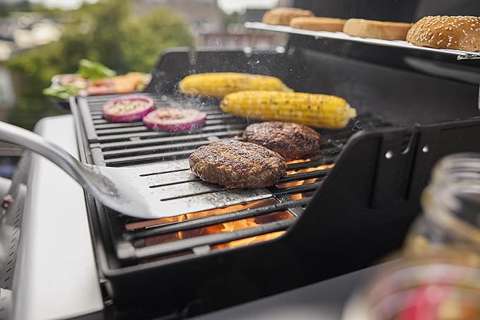 Weber Spirit E-310 Liquid Propane Gas Grill for Outdoor Cooking and BBQ 3 Burners Black – Porcelain-Enameled Cast-Iron Grates &amp Snap-Jet Ignition