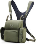 MOXULE Binocular Harness Chest Pack: Bino Case with Rangefinder Pocket for Hunting Birdwatching and Hiking