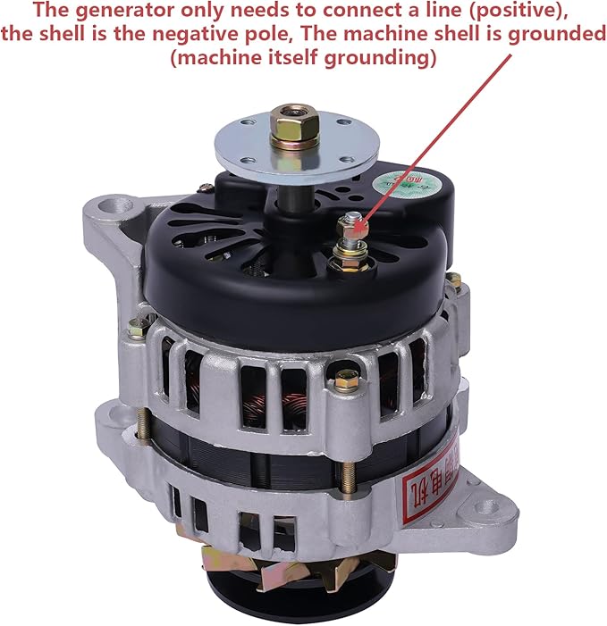 2000W Permanent Magnet Generator Permanent DC Generator Low Rpm Charging Stable Low Noise Pure Copper Motor 24V Two Wheel Generators for Agriculture