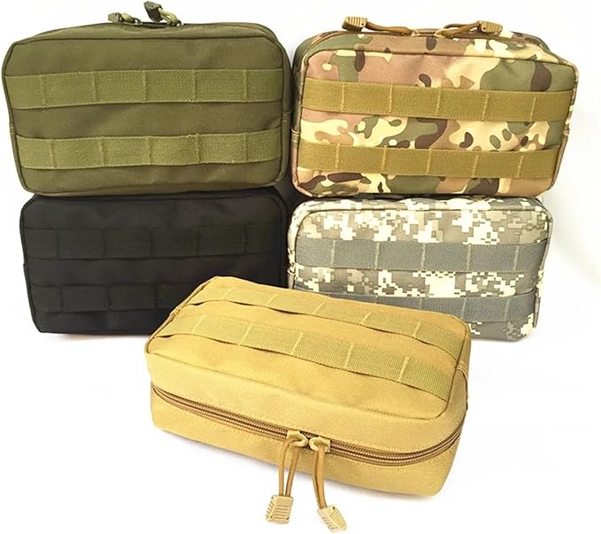 Tactical Molle Tool Pouch Hunting Vest Dump Drop Pouches Outdoor Sports Fishing Camping Accessories Organizer EMT Waist Bag
