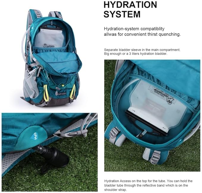 MOUNTAINTOP 25L/40L Hiking BackpackLightweight Travel Backpack for Men Women Outdoor Backpacking Camping