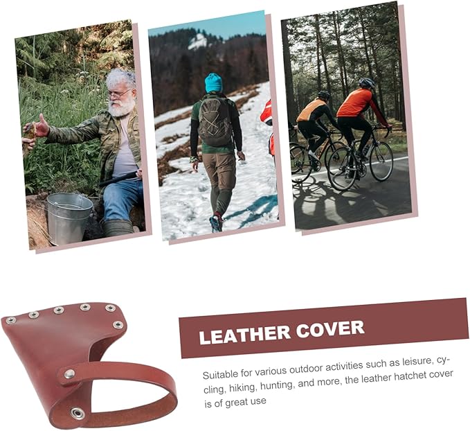TEHAUX Ax Protector Hatchet Garden Tools Camping Tools Protective Small Gardening Axe Protector Protective