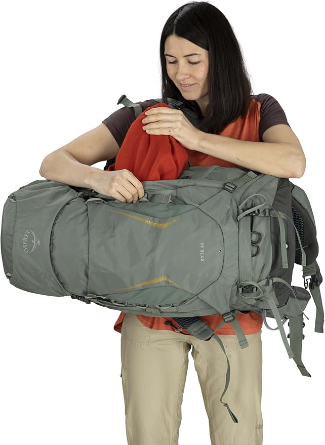 Osprey Kyte 48L Women's Backpacking Backpack with Hipbelt Rocky Brook Green WXS/S