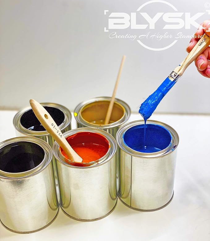 Empty Paint Cans with Lids – Quart/32 oz Unlined Containers for Paint Solvents Crafts &amp DIY Can opener Marker and Labels included 6 Pack