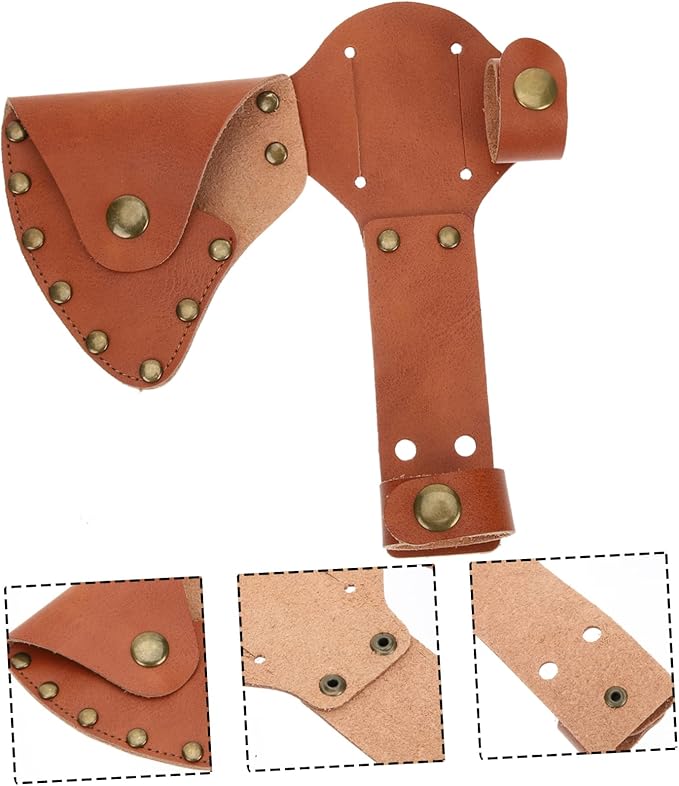 UKCOCO 3pcs Portable Axe Sheath Protective Cover for Hatchet Outdoor Tool Storage Genuine for Camping and Hiking Enthusiasts