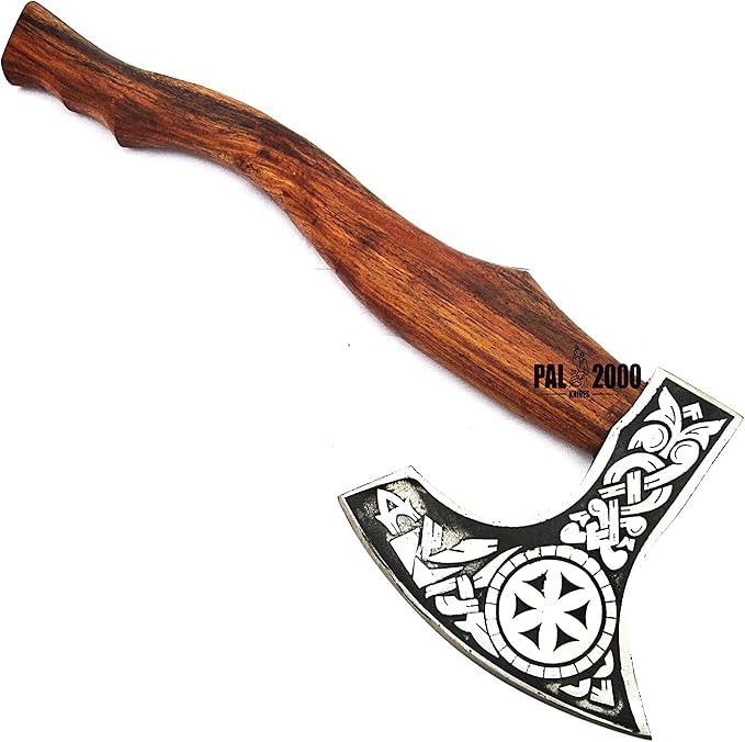 Splitting Axe Camping Chopping Hatchet Viking Tomahawk Battle Hunting Outdoor 9963