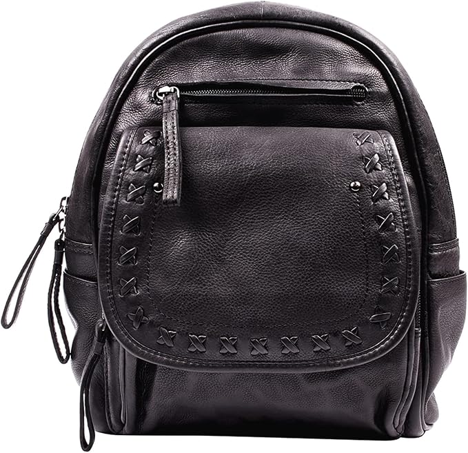 Lady Conceal Concealed Carry Tactical Backpack for Small-Frame Handgun Glock Pistol RFID Daisy (Black)