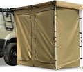 Car Camping Shower TentShower Awning for Roof Rack with RoofCar Side Shower Room with Led Light Strip &amp Storage BagPortable Privacy Shelter Bathroom Outdoor Camping Changing Room