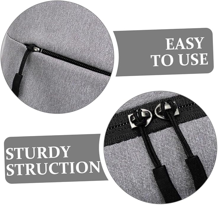Strap Sling Backpack Men's Crossbody Bag Chest Bag for Hiking Cycling Camping Light Grey