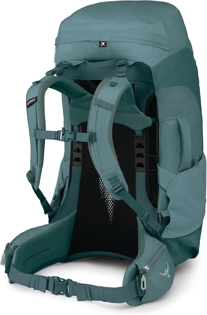 Osprey Fairview Trek Women's Travel Backpack - Hybrid Backpacking &amp Travel Bag with Internal Organization