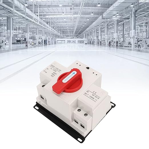 Oumefar Generator Changeover Switch Red Handle Power Automatic Transfer Switch 400V 125A for Factory Electronicswitch 125 amp Transfer Switch