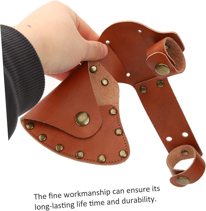 Milisten Portable Hatchet Cover Protective Ax Tool Case for Outdoor Use Durable and Functional Axe Present for Camping Enthusiasts Fit