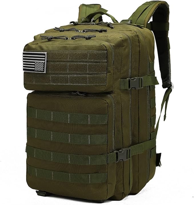 Outdoor sports large capacity backpack camping hiking 3P tactical waterproof mountaineering multifunctional computer