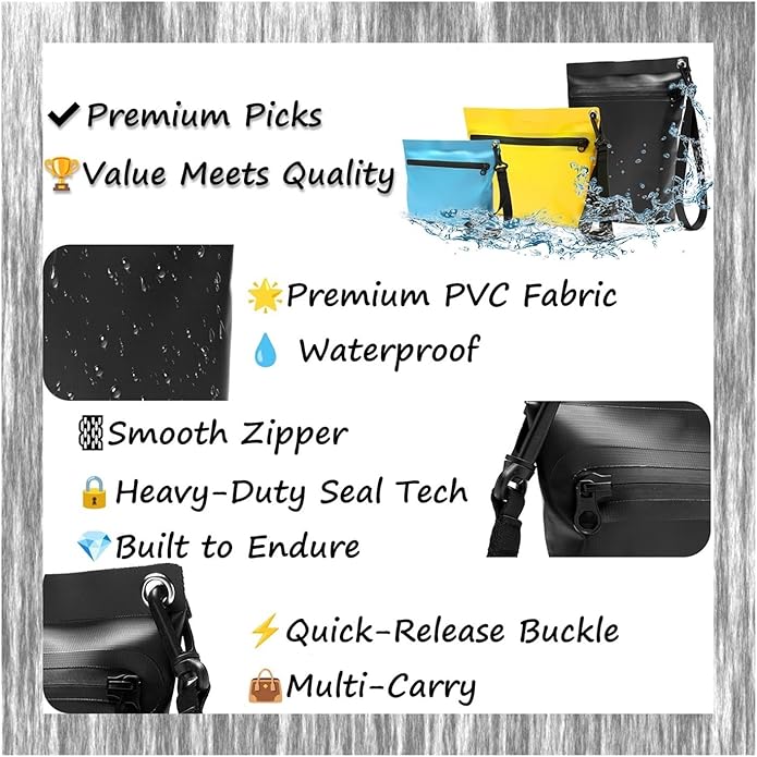 Dry Bag Travel Waterproof Pouch Bags case with Transparent Screen Touchable ipx7 water proof for Travelling Swimming Boating