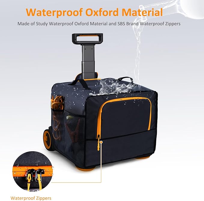 Upgraded Dust Cover Compatible with Jackery Solar Generator 2000 Plus 400W Jackery Explorer Kit 4000 Plus Jackry Solar Generator 3000 PRO 400W Water-resistant Dust Cover for Jackery Solar Generator