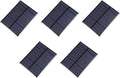 DMiotech 5 Pack 5V 1.2W 110mm x 69mm Mini Solar Panel Cell for DIY Electric Power Project