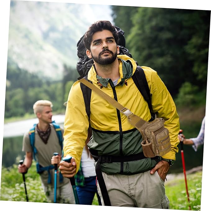 Lightweight Outdoor Storage Pouch for Cycling Hiking Travel with Multiple Compartments for Efficient Organization for Active Lifestyles