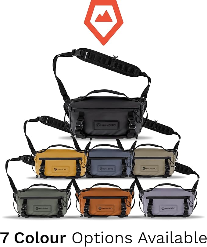 WANDRD ROGUE V1 3L Sling: Compact Camera Sling and Crossbody Bag with Fast Access 3-Way Carry– Lightweight Everyday Bag Great for Travel Photography and Daily Use (Black)
