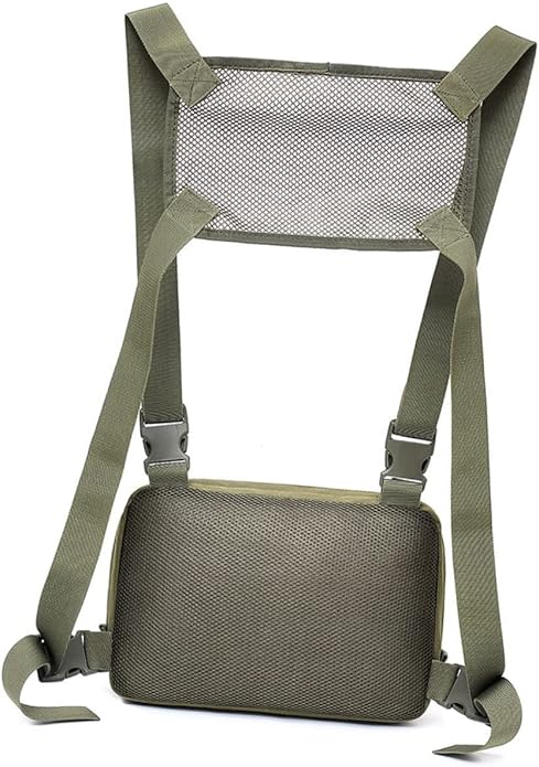 Men's Tactical Chest Bag High-grade Capacity Ventilated for Outdoor Sports