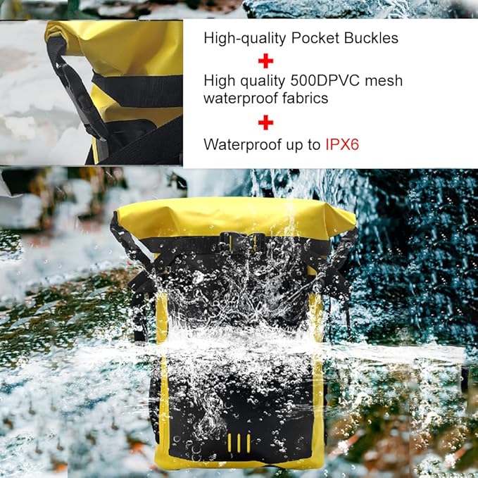 30L Fishing Backpack Dry Bags Waterproof Backpack Outdoor Rucksack for River Tracing - Swimming Drifting