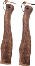 BESPORTBLE 2pcs Wooden Hatchet Handle Replacement Ergonomic Grip for Camp Axe for Easy Installation and Comfortable Use