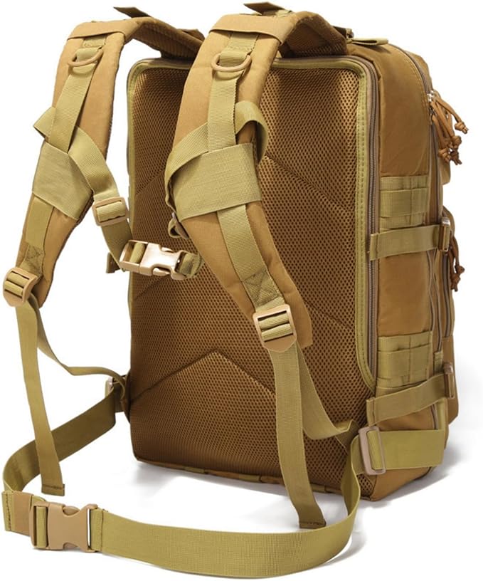 45L Large Military Tactical Backpack - Perfect for Men &amp Women Assault Pack Molle Bag Backpacks