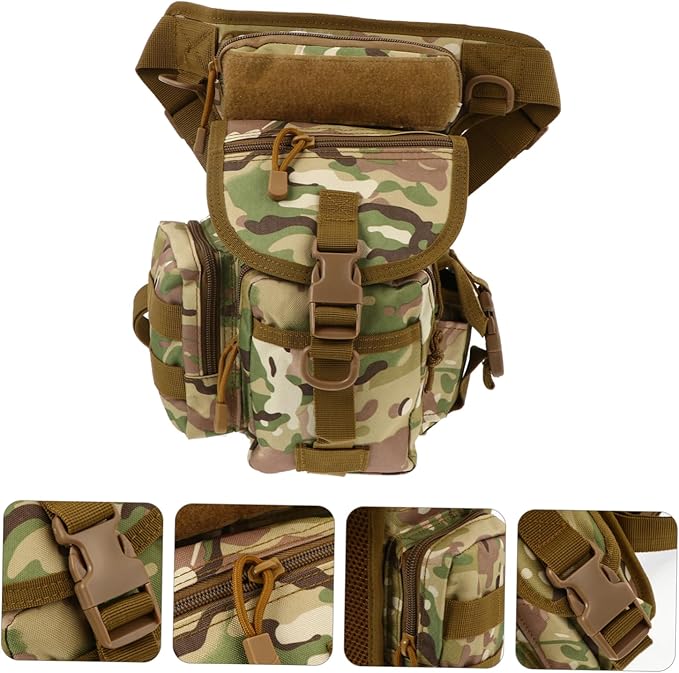 SUPVOX 1pc Thigh Pouch Oxford Fabric Leg Bag for Camping Hiking and Outdoor Sports Practical Design Storable Capacity for Mobile Phone and Essentials