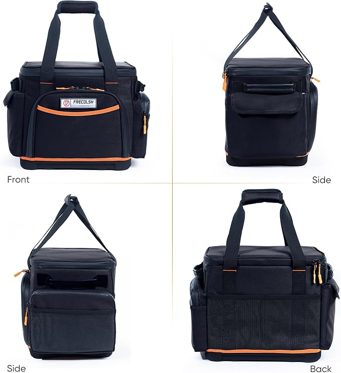 Travel Carrying Case Compatible with Jackery Explorer 1000 Portable Power Station Storage Case with Water- proof Bottom and Pocket for Jackery Accessories Solar Generator Storage Bag Only