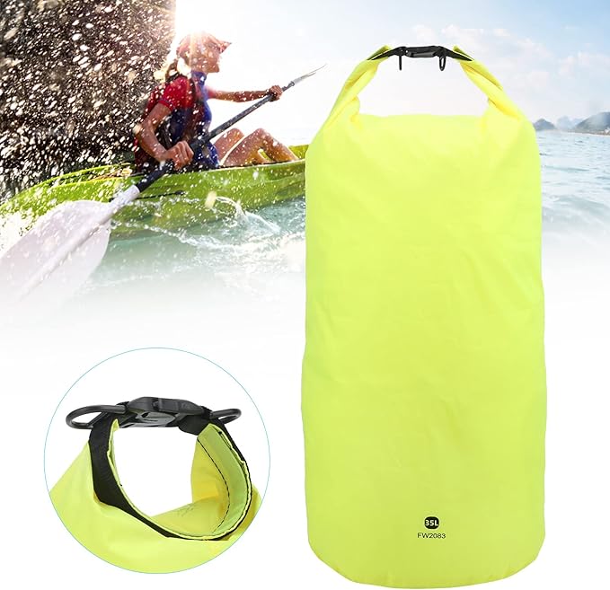 Waterproof Dry Bag Lightweight Easily Clean Sealed Storage Bag with Shoulder Strap for Outdoor Activities Hiking Camping Hiking