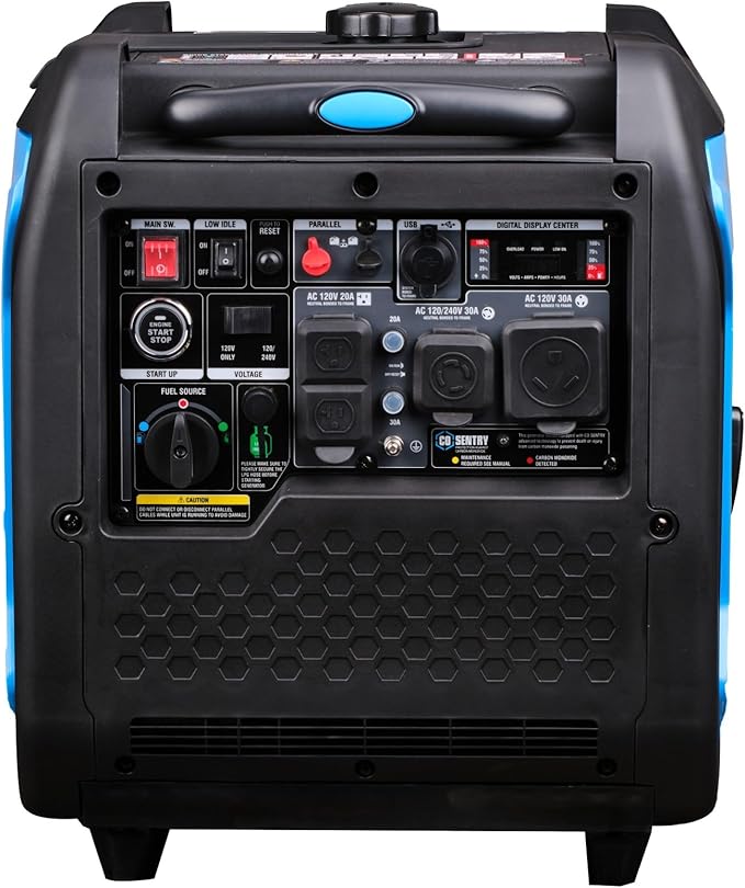 Pulsar 7250-Watt Super Quiet Dual Fuel Inverter Generator with Remote Start