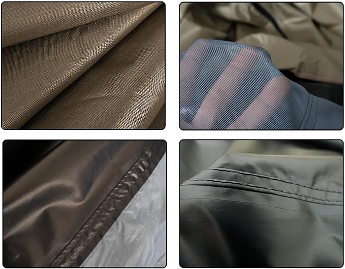 Car Awning – 48x28cm Oxford Mesh Black/Khaki Vehicle Shade Shelter Tailgate Canopy Cover Window Vent Screen | Ideal for SUV Travel RV Campsite Shade Backyard Outdoor Relaxing Truck Rest