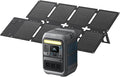 Anker Solar Generator SOLIX C300 with 60W Solar Panel 288Wh Portable Power Station 300W (600W Surge) LiFePO4 Battery 140W Two-Way Fast Charging for Outdoor Camping Traveling and Emergencies