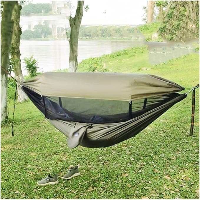Portable Hammock Portable Hammock Suitable for Outdoor Camping Tent Hammock （Single Size: 270 * 1 40cm） for Backpacking Beach (Color : C)