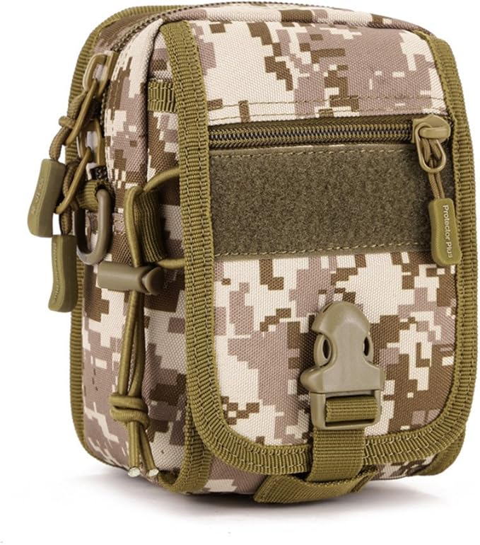 UNISTRENGH Tactical MOLLE Phone Magazine Pouch Military Small Belt Pouches Sling Chest Daypack Shoulder Bag Gear Duty Pack for Outdoor Hunting Vest Backpack