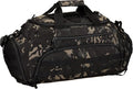 UNISTRENGH 3-Ways Tactical Military Nylon Men Holdall Weekend Travel Duffel Bag Backpack Messenger Shoulder Bags Rucksack Handbag (Black camouflage)