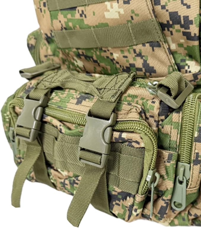 25L Military Tactical Backpack Assault Pack Detachable Molle Bag Large Outdoor Pack for Camping Hiking Hunting