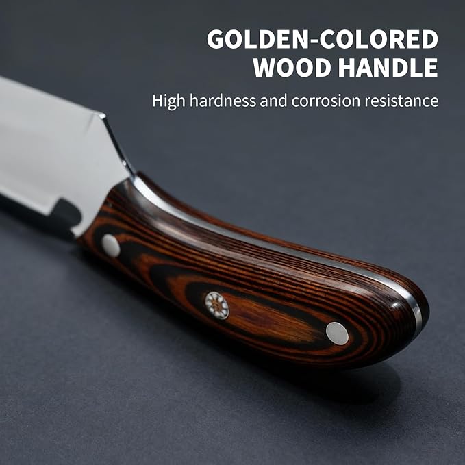 SODEN Damascus Camping KnifeVG-10 Fixed Blade Survival Tool with Bottle Opener for Outdoor Hunting &amp Hiking | Full Tang &amp Ergonomic Handle